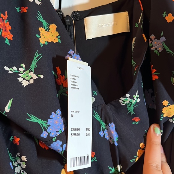 Brand New Capulet Capulet UO Exclusive Odille Floral Side-Slit Maxi Dress - Picture 7 of 8